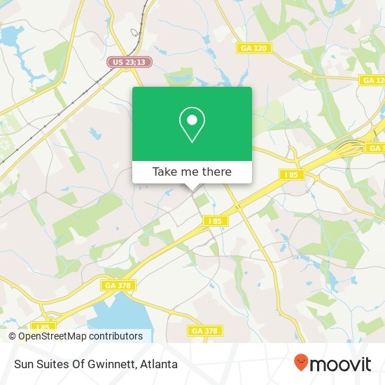 Sun Suites Of Gwinnett map