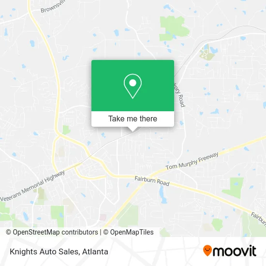 Knights Auto Sales map