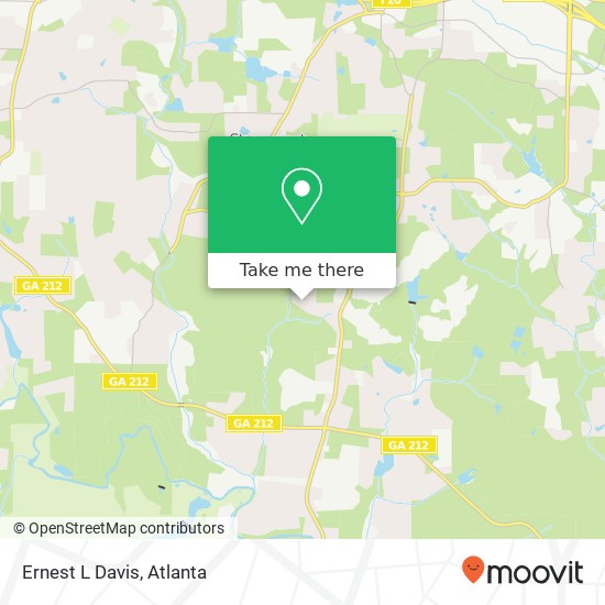 Mapa de Ernest L Davis