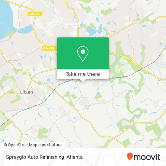 Sprayglo Auto Refinishing map