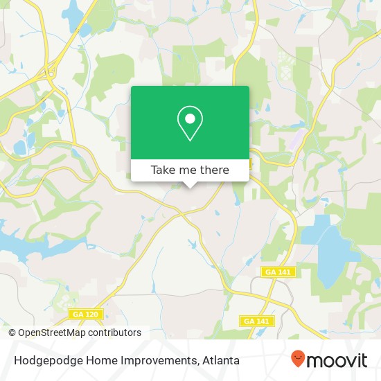 Mapa de Hodgepodge Home Improvements