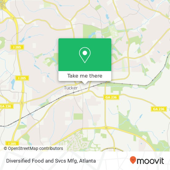 Mapa de Diversified Food and Svcs Mfg