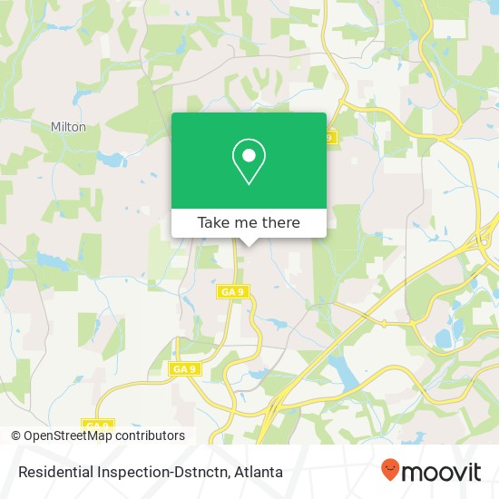 Residential Inspection-Dstnctn map