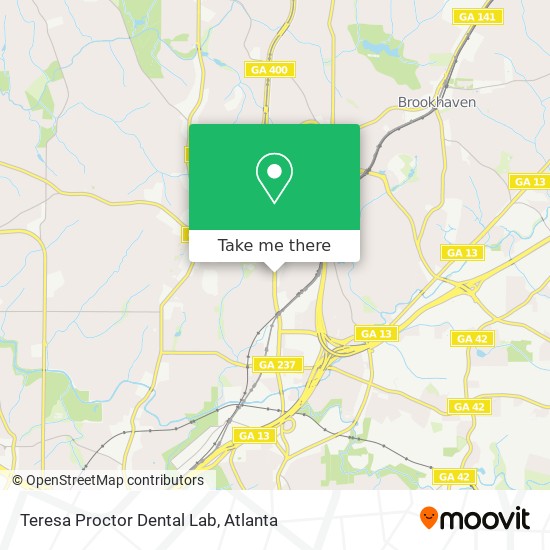 Mapa de Teresa Proctor Dental Lab