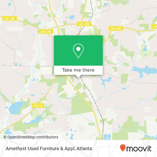 Mapa de Amethyst Used Furniture & Appl