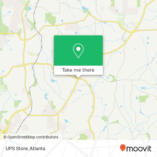 Mapa de UPS Store