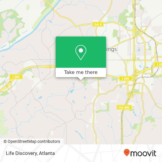 Life Discovery map