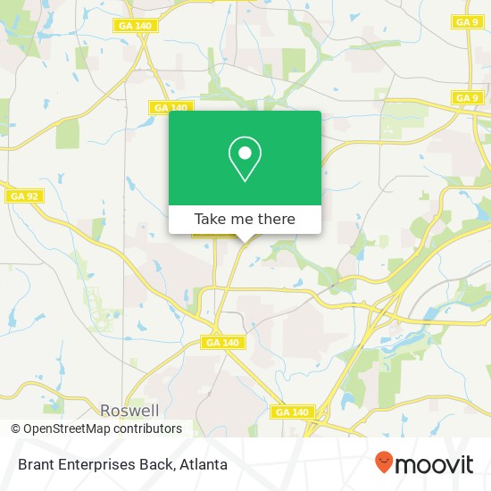 Brant Enterprises Back map