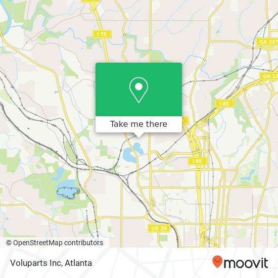 Voluparts Inc map