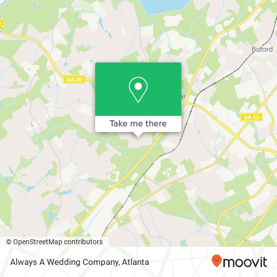 Always A Wedding Company map