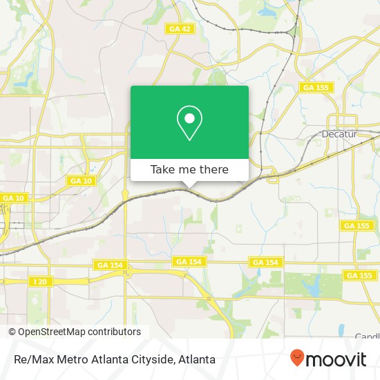 Mapa de Re/Max Metro Atlanta Cityside