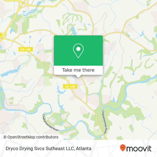 Mapa de Dryco Drying Svcs Sutheast LLC