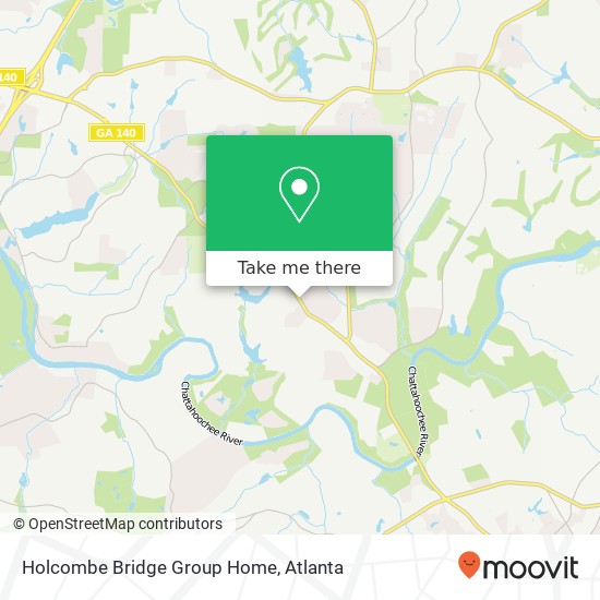 Holcombe Bridge Group Home map