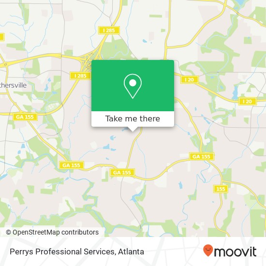 Perrys Professional Services map