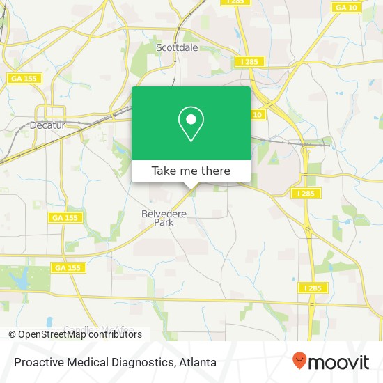 Mapa de Proactive Medical Diagnostics