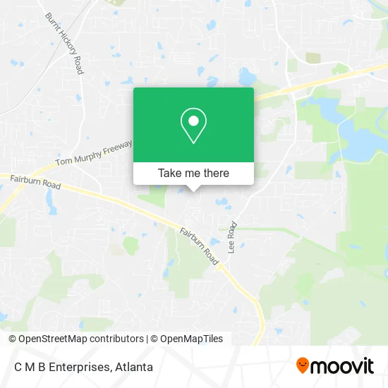 C M B Enterprises map
