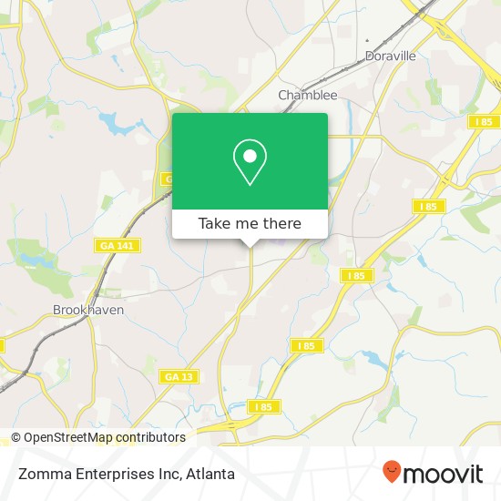 Mapa de Zomma Enterprises Inc