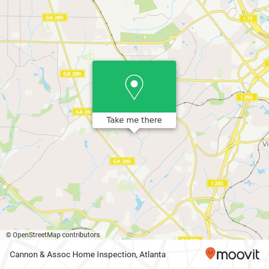 Cannon & Assoc Home Inspection map