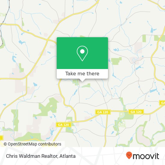 Chris Waldman Realtor map