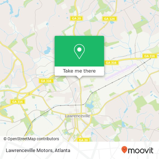 Lawrenceville Motors map