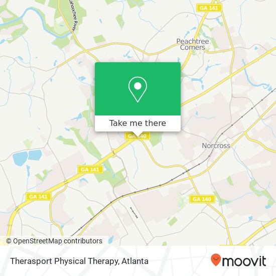 Therasport Physical Therapy map