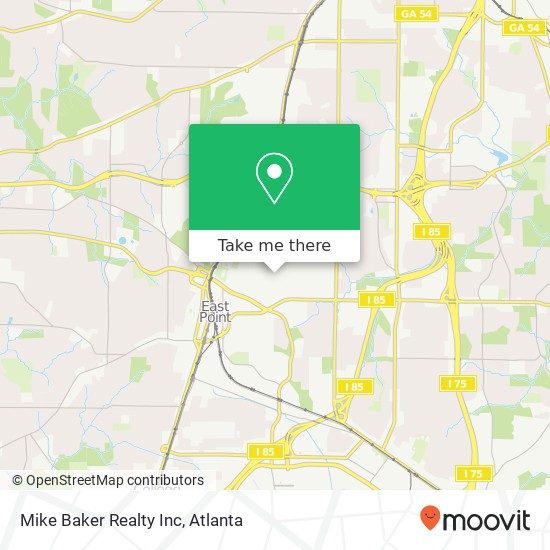 Mike Baker Realty Inc map