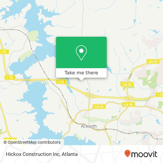 Hickox Construction Inc map
