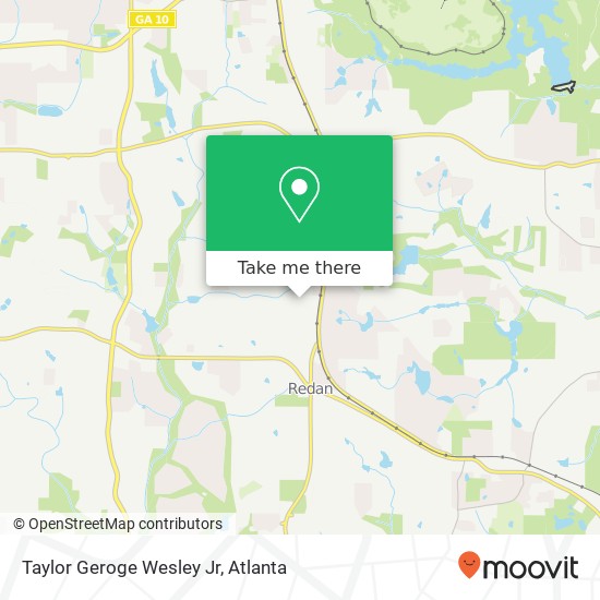 Taylor Geroge Wesley Jr map