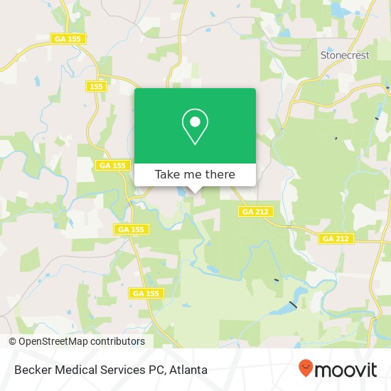 Becker Medical Services PC map
