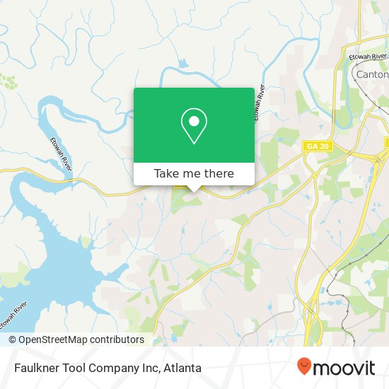 Mapa de Faulkner Tool Company Inc