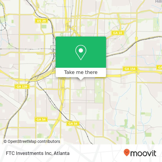 Mapa de FTC Investments Inc