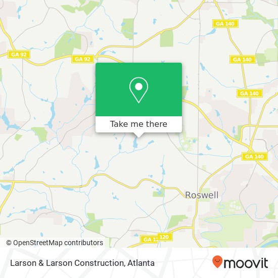 Mapa de Larson & Larson Construction