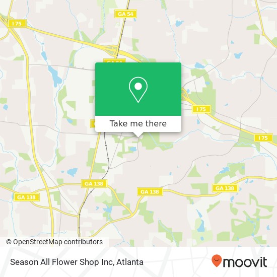 Season All Flower Shop Inc map