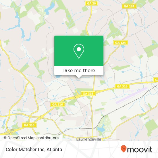 Color Matcher Inc map