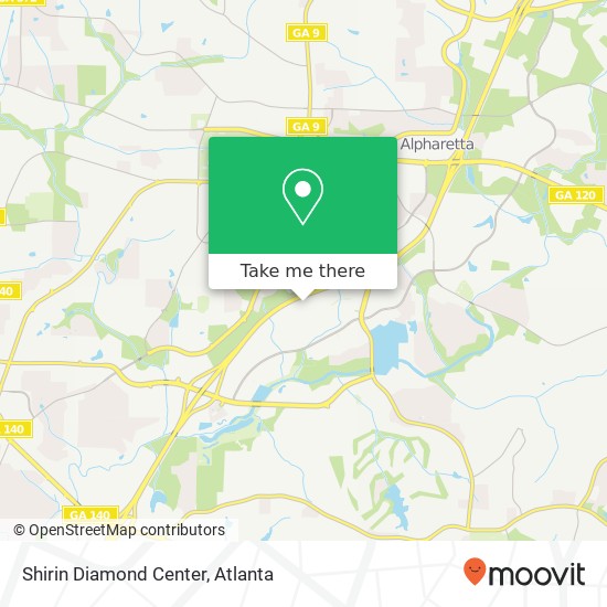 Shirin Diamond Center map