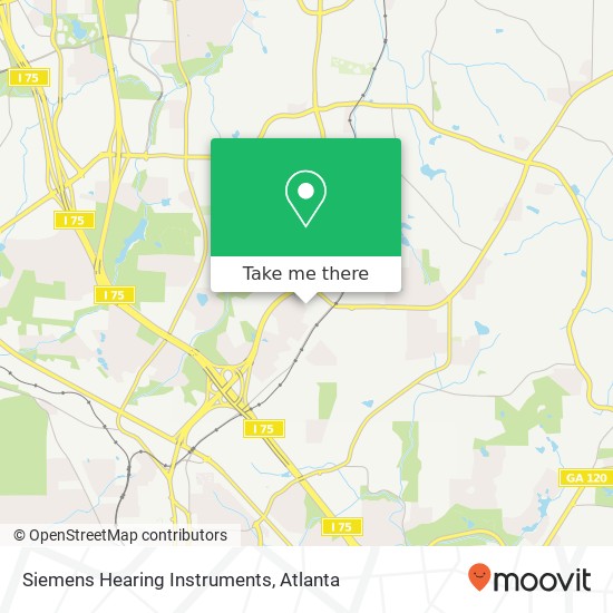 Siemens Hearing Instruments map