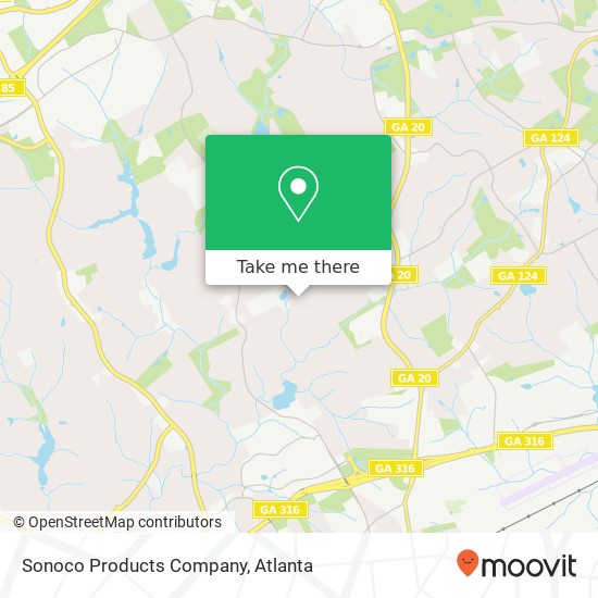 Sonoco Products Company map