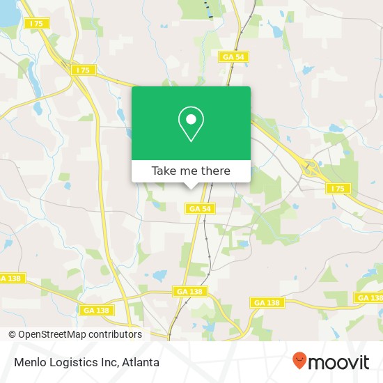 Mapa de Menlo Logistics Inc