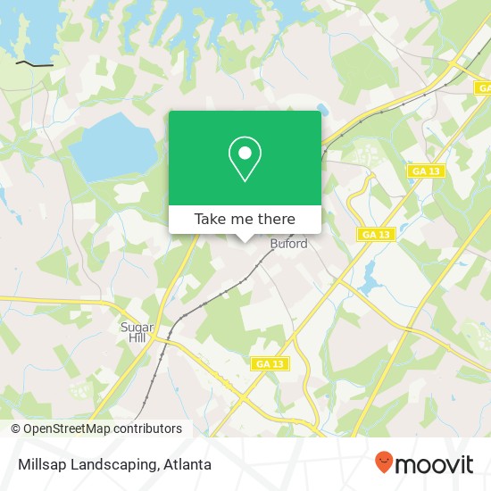 Millsap Landscaping map