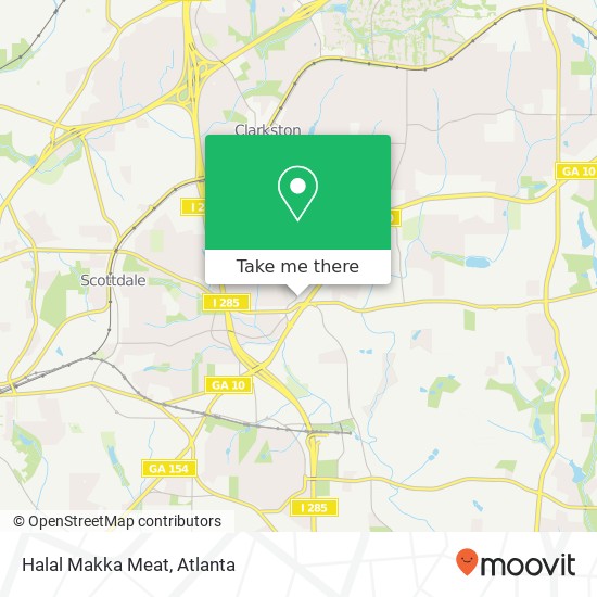 Halal Makka Meat map