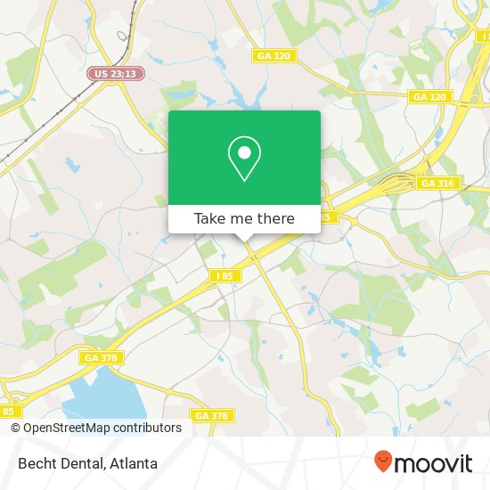 Becht Dental map