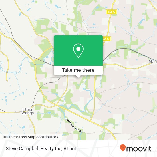 Steve Campbell Realty Inc map