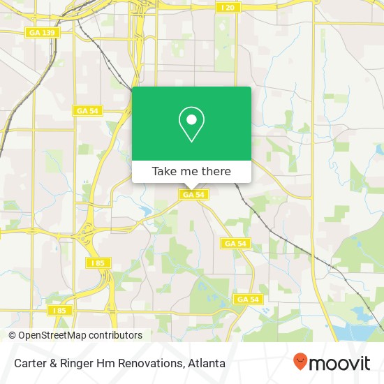 Mapa de Carter & Ringer Hm Renovations