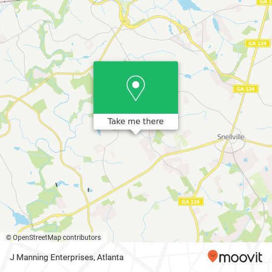 J Manning Enterprises map