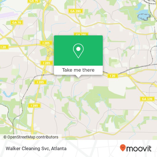 Mapa de Walker Cleaning Svc