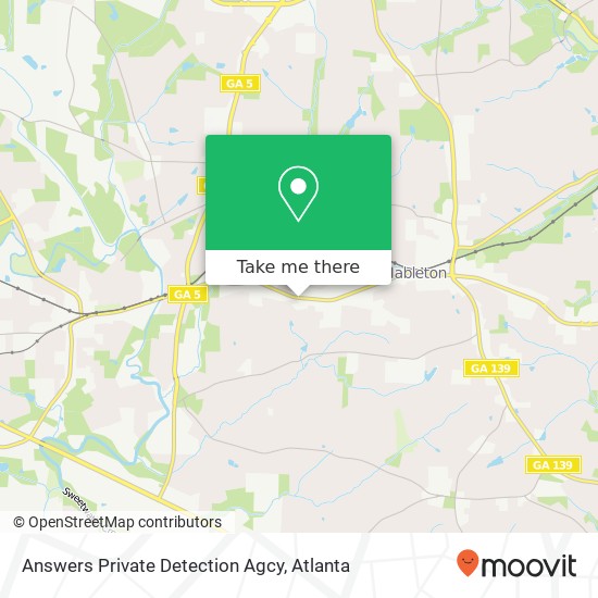 Answers Private Detection Agcy map