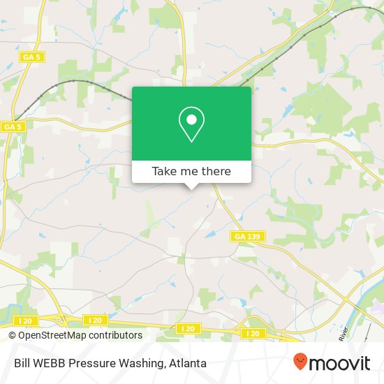 Mapa de Bill WEBB Pressure Washing