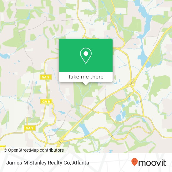 James M Stanley Realty Co map