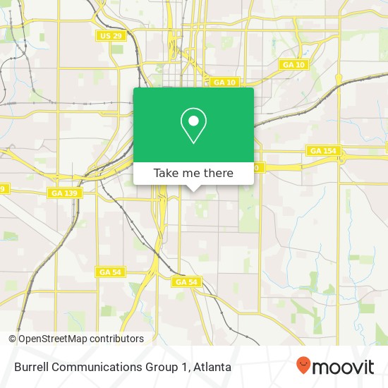 Burrell Communications Group 1 map