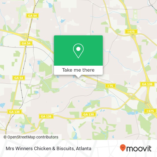 Mapa de Mrs Winners Chicken & Biscuits